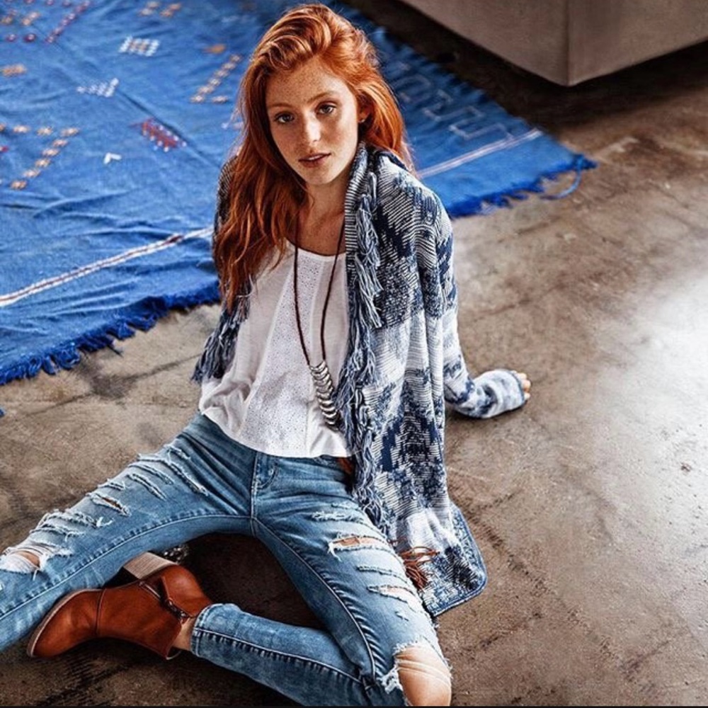 American Eagle Outfitters Boho Cardigan, Size XL